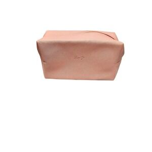 BeautiQ Pink Makeup Cosmetic Bag Travel Organizer Zip Closure